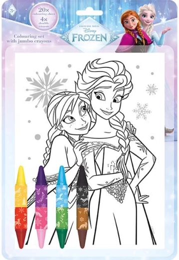 Set de colorear con ceras de doble cara Frozen – El Reino de Hielo