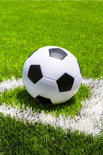 Manta de forro polar fútbol 100 × 150 cm