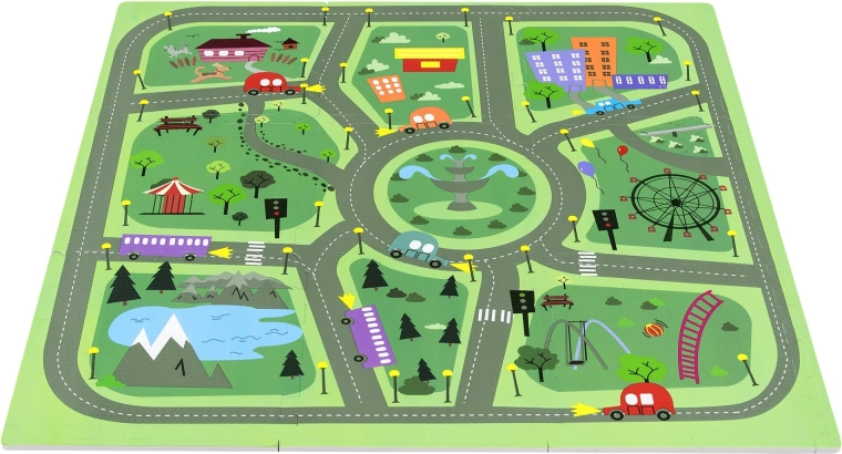 Calles de ciudad para un juego creativo