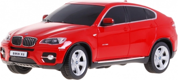 Rastar BMW X6 rojo 1:24 – modelo SUV RC con control remoto