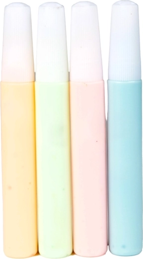 Cuatro tonos pastel/neón