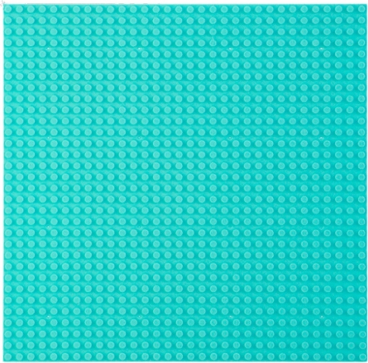 Placa de construcción para bloques azul claro 40x40 cm