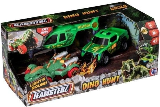 Teamsterz Caza de dinosaurios set de juguetes