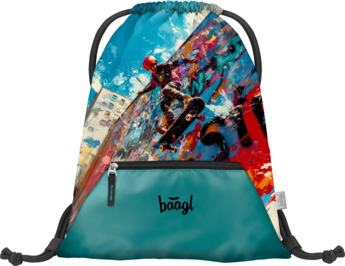 Bolsa de gimnasio con bolsillo Skatepark