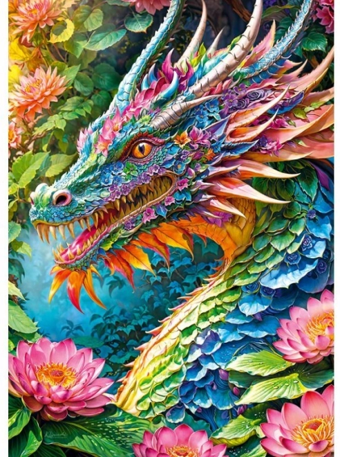 Puzzle Cherry Pazzi Dragón de la Suerte 1000 piezas