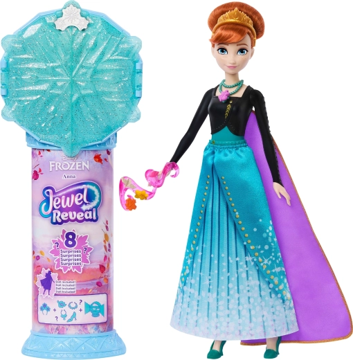 Muñeca Anna de Disney Frozen Jewel Reveal con accesorios