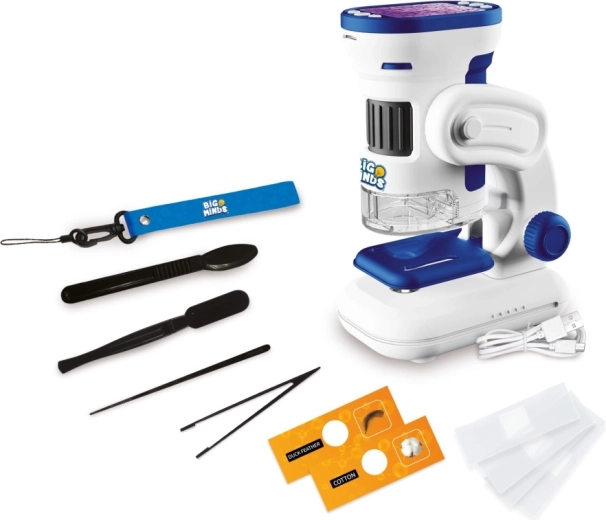 Laboratorio y microscopio portátil