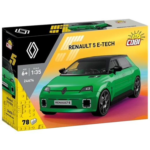 Icónico Renault 5 como modelo de bloques