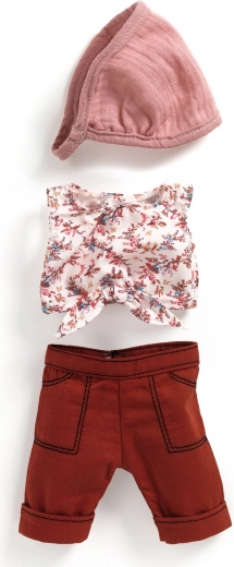 Ropa para muñeca Burgundy