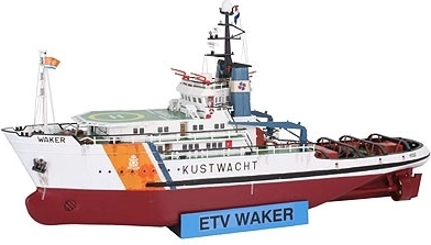 Modelo de plástico del barco Kustwacht Waker 1:200