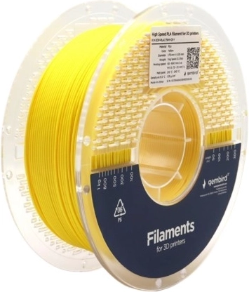Filamento PLA High Speed 1,75 mm, 1 kg, amarillo