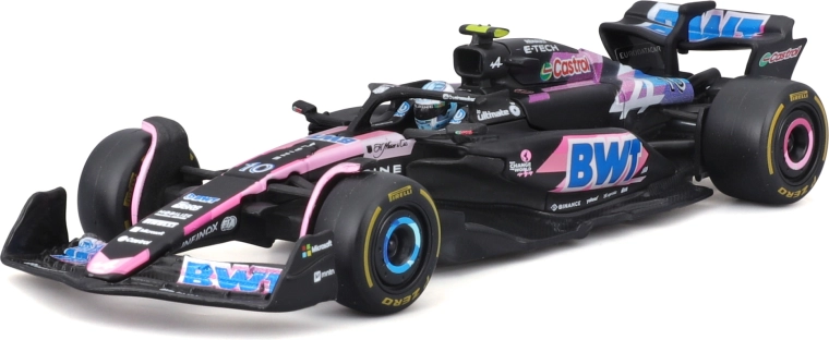 Modelo metálico Bburago 1:43 BWT Alpine A524 F1 2024 Pierre Gasly
