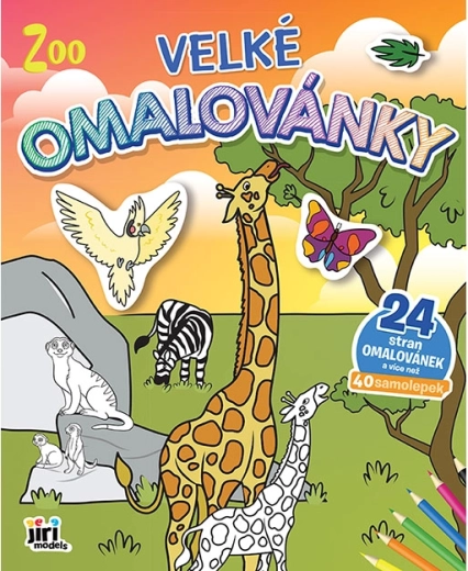 Grandes libros para colorear Zoo