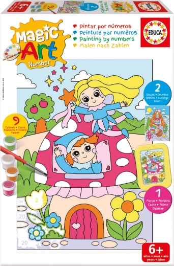 Educa pintura por números fantasía – set para niños