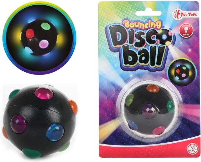Pelota saltarina luminosa Disco de 6 cm
