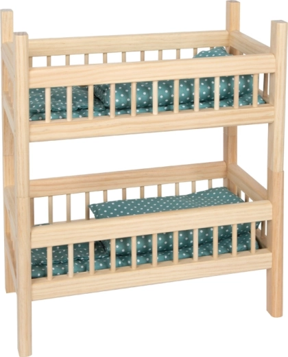 Litera de madera para muñecas SMALL FOOT, natural