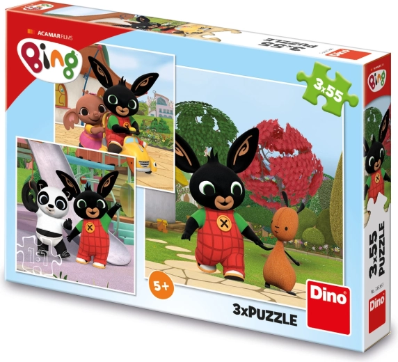 Puzzle BING juega 3×55 piezas