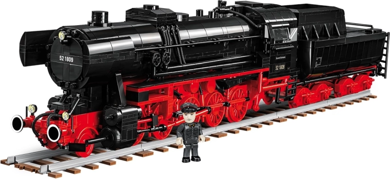 Locomotora realista con detalles elaborados