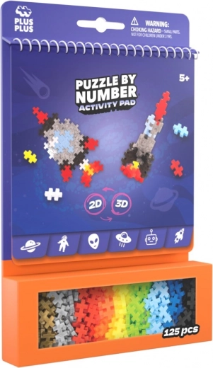 Plus-Plus Activity espacio: set de construcción creativo 2D/3D