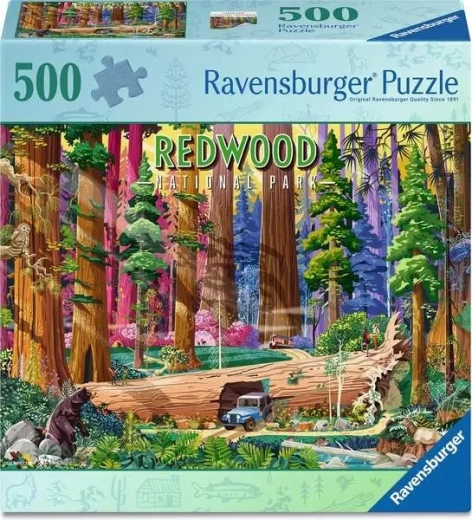 Puzzle Ravensburger Parque Nacional: Redwood 500 piezas
