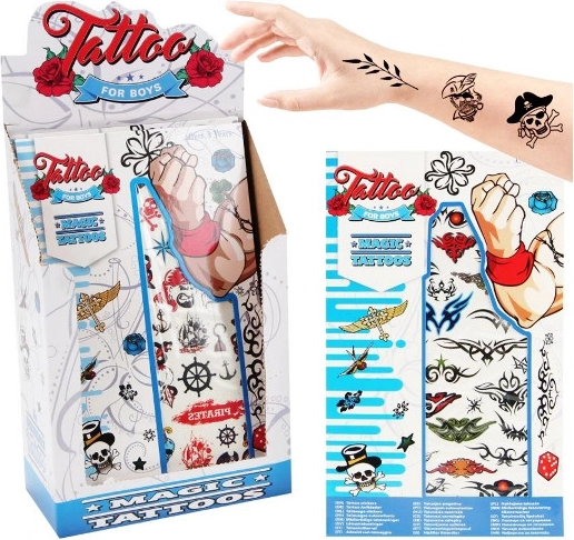 Tatuajes infantiles para niños – set de 80 uds.