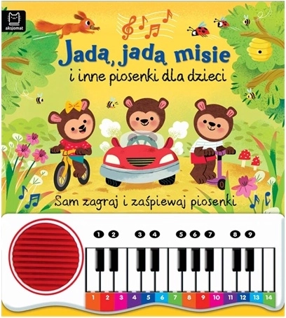 Jadą, jadą misie y otras canciones infantiles – libro con pianito