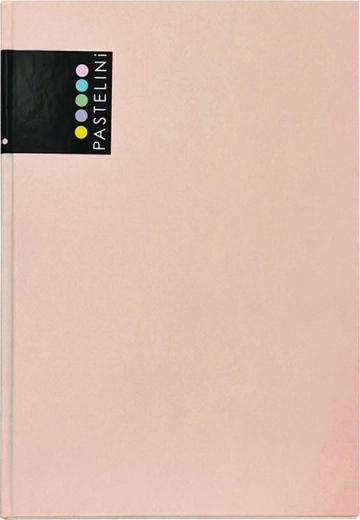 Libro de registro A5 Pastelini color albaricoque, laminado mate