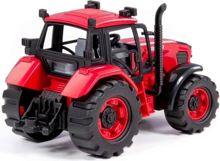 Acabado detallado del tractor