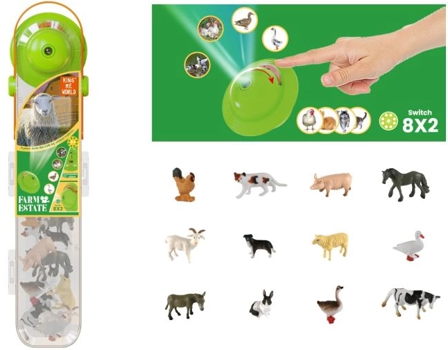 Plejo animales domésticos con proyector