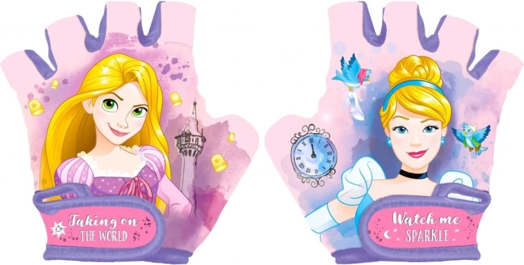 Guantes infantiles de ciclismo Disney Princesas