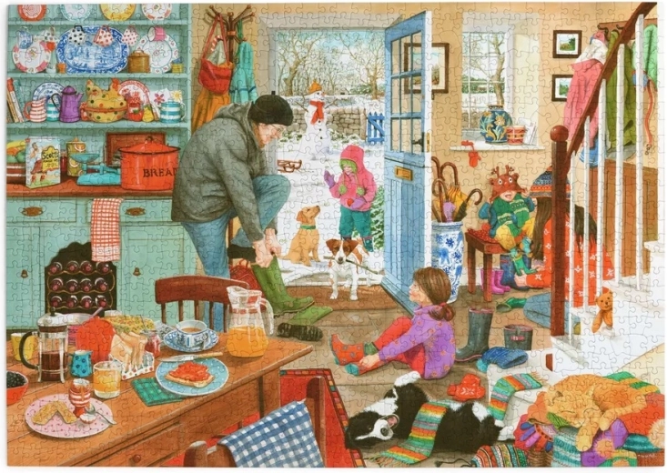 Puzzle House of Puzzles Diversión invernal, 1000 piezas