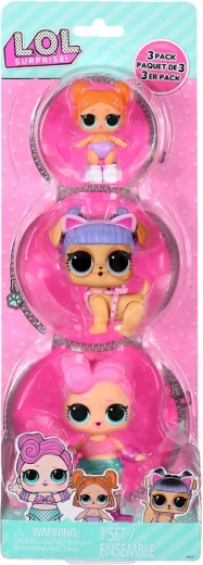 L.O.L. Surprise! Paquete de 3: muñeca, mascota y bebé