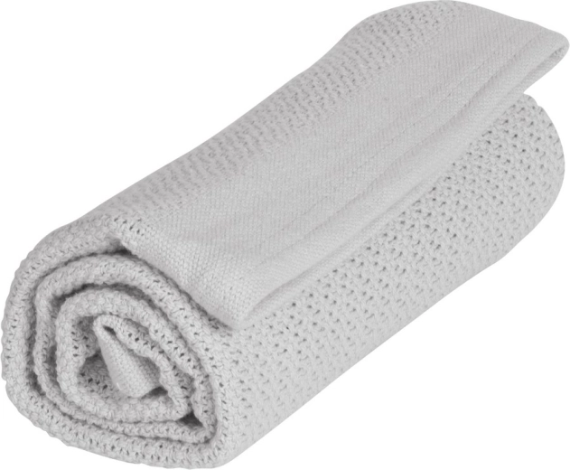 Vinter & Bloom manta Soft Grid Organic dove grey