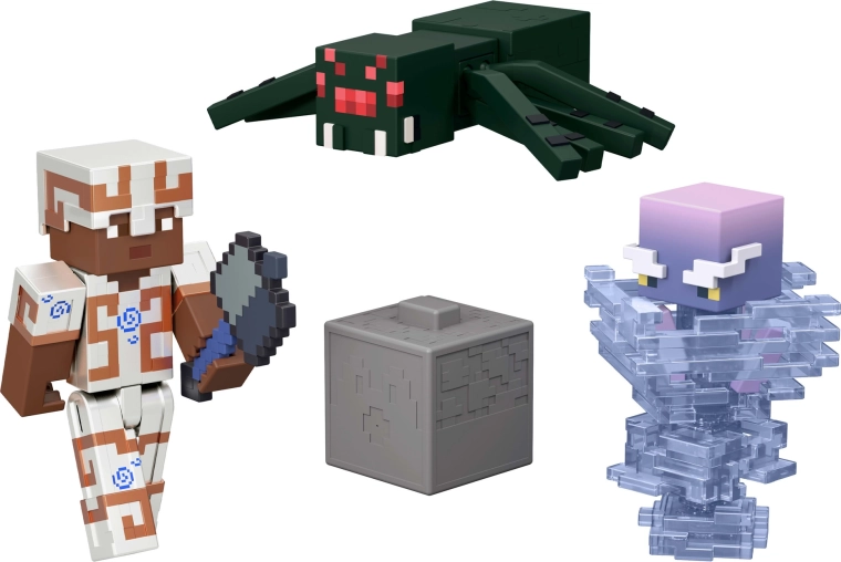 3 figuras y accesorios para escenarios de acción