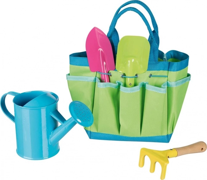 GOKI set infantil de herramientas de jardín en bolsa