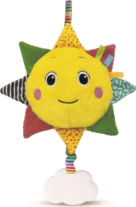 Sol de peluche con nana de Brahms CLEMENTONI BABY