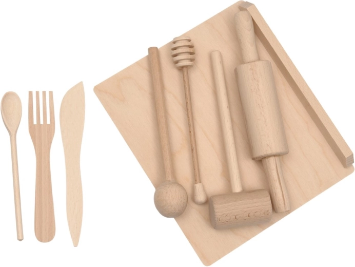 Set de cocina de madera para pequeños chefs Baby Mix