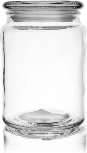 Recipiente de vidrio para alimentos de 750 ml con tapa