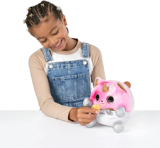 Peluche achuchable con magia de unicornio
