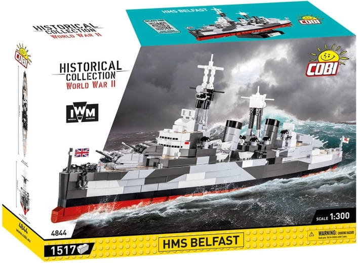 Cobi HMS Belfast (IWM) 1:300 kit de construcción de barco de guerra