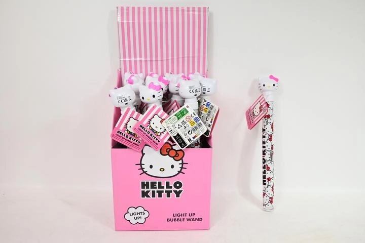 Varita de pompas de jabón luminosa de Hello Kitty