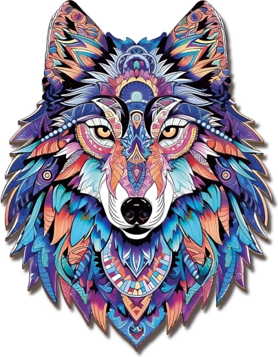 2Kids Toys rompecabezas de madera lobo