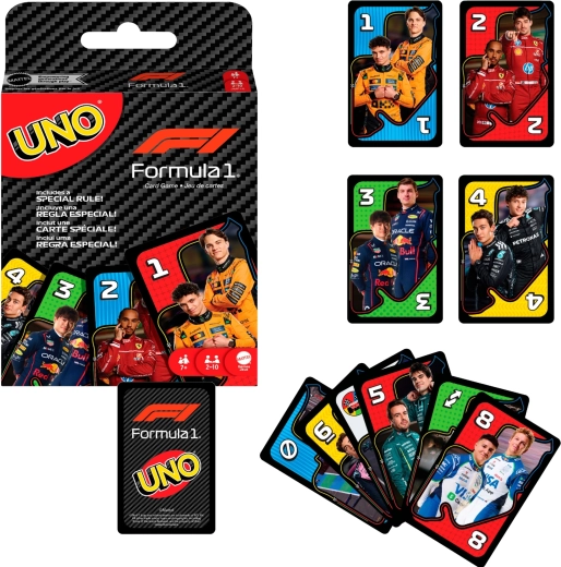 Juego de cartas UNO Formula 1