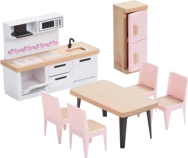 Detalles de madera para el juego creativo