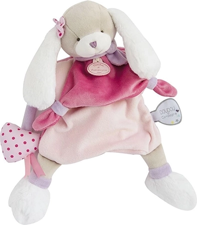Títere de peluche Perrito rosa