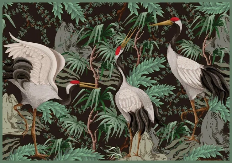 Puzzle Jardín Secreto: Grullas 500 Piezas