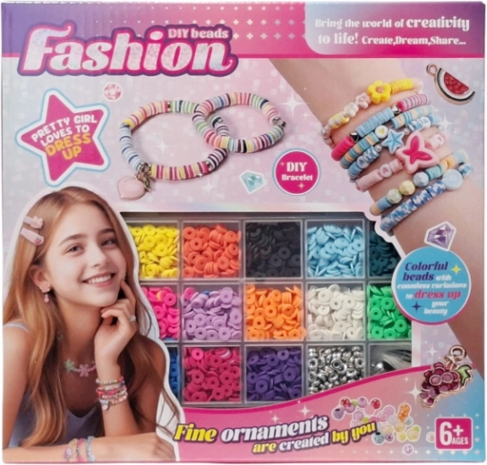 Set creativo para hacer pulseras con cuentas
