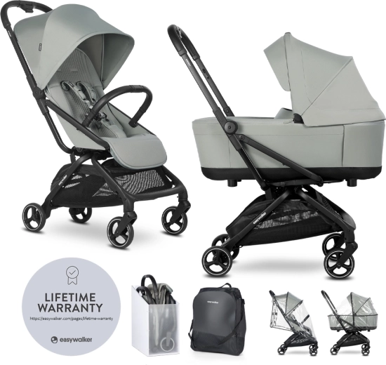 Easywalker Rockey S cochecito combinado pure black