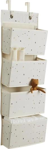 Organizador colgante 3 Sprouts recycled terrazzo cream