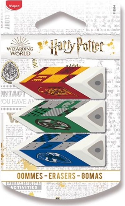 Gomas MAPED Harry Potter, set de 3 uds